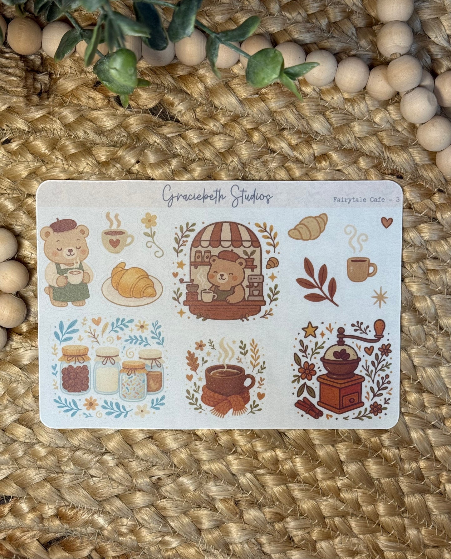 Fairytale Cafe Deco Stickers