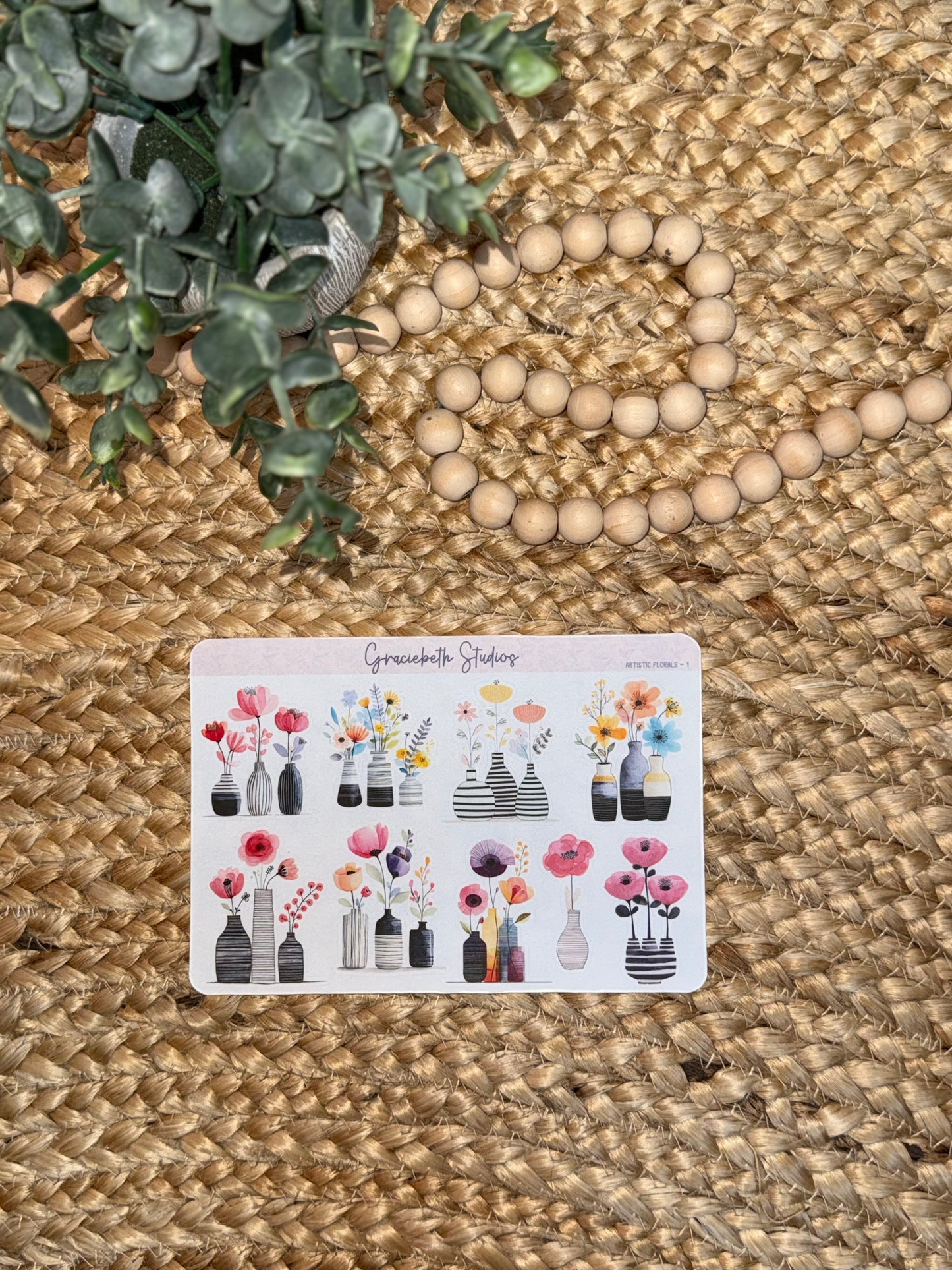 Artistic Florals - Deco Stickers