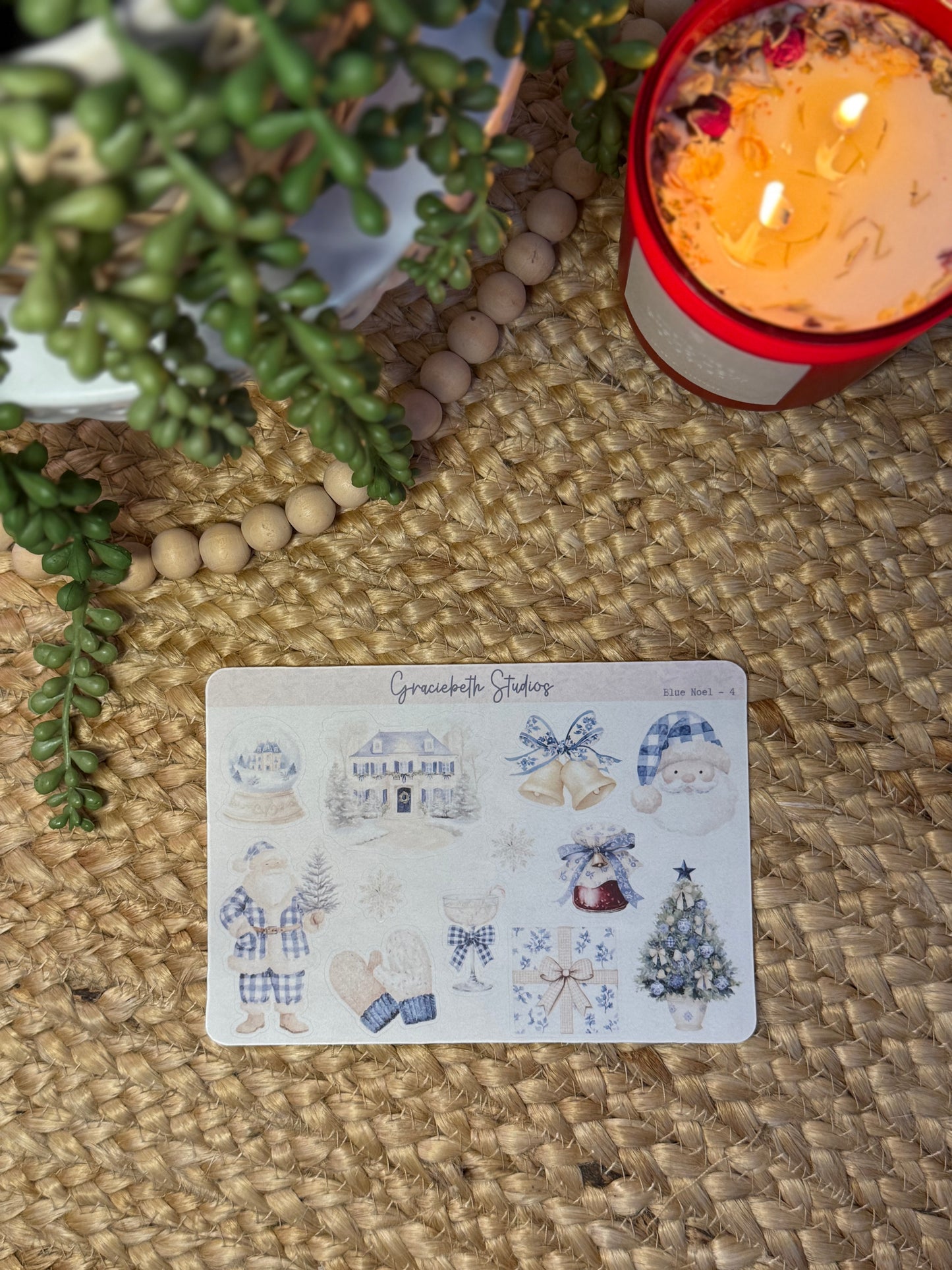 Blue Noel - Deco Stickers