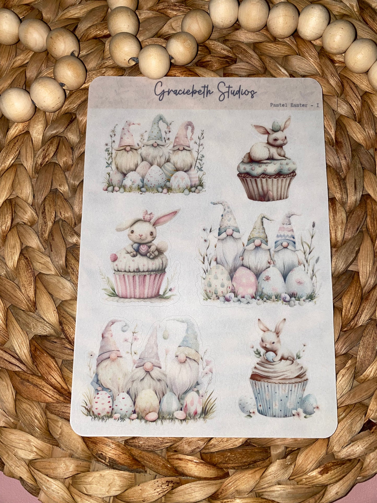 Pastel Easter Deco Stickers