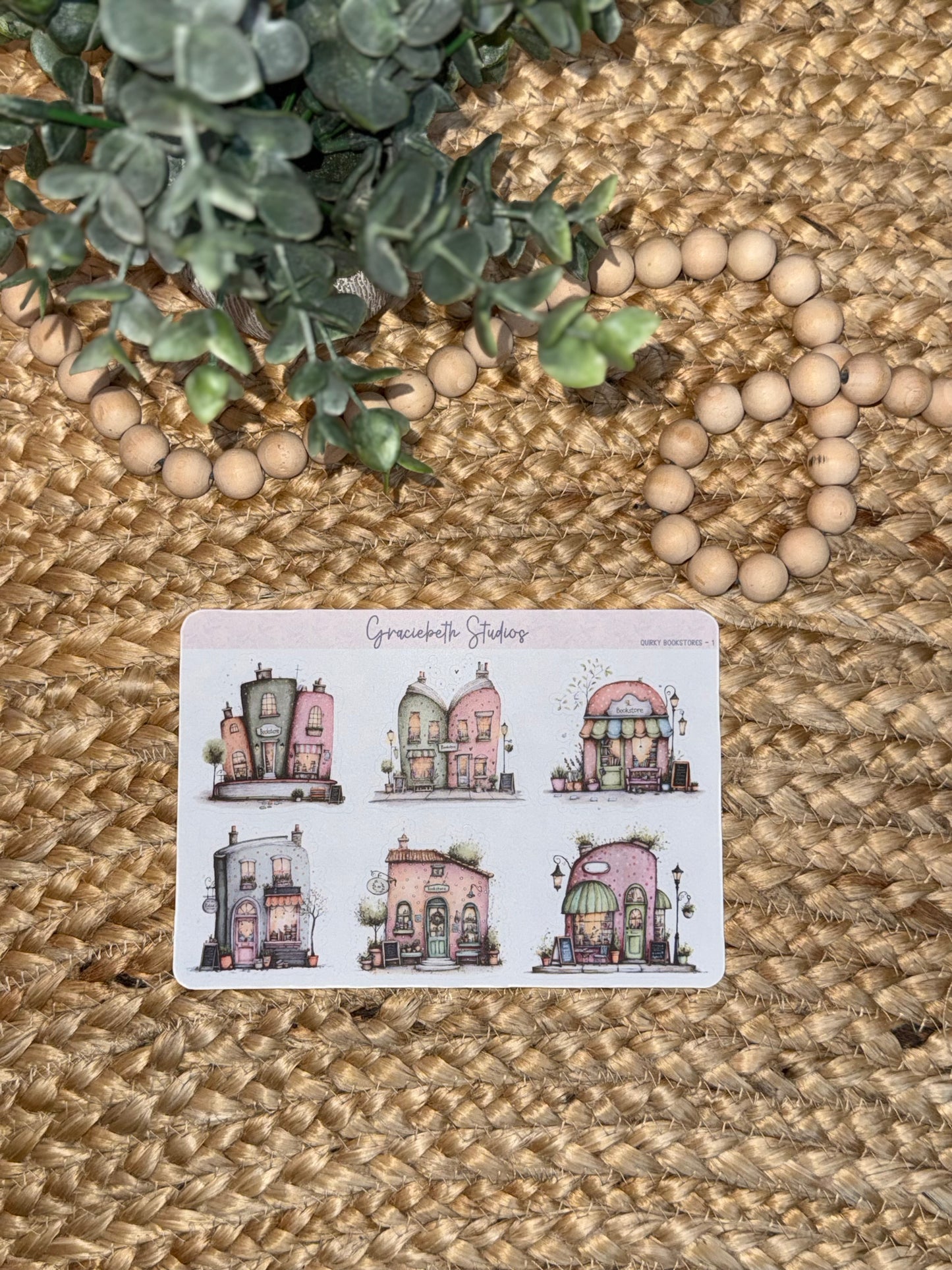 Quirky Bookstores - Deco Stickers