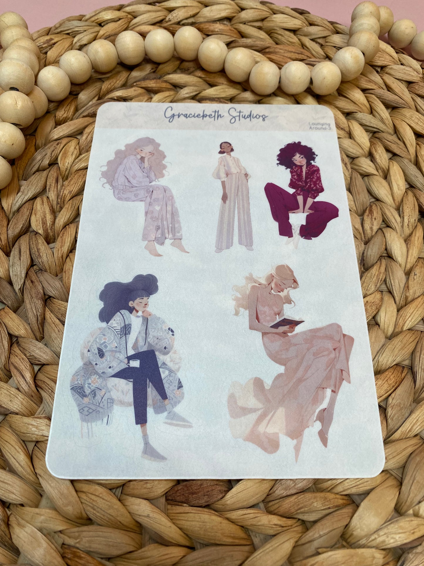 Lounging Around Deco Stickers