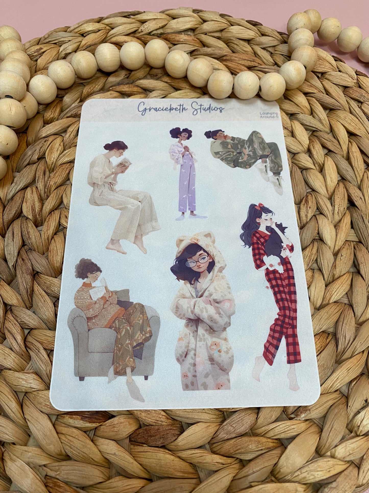 Lounging Around Deco Stickers