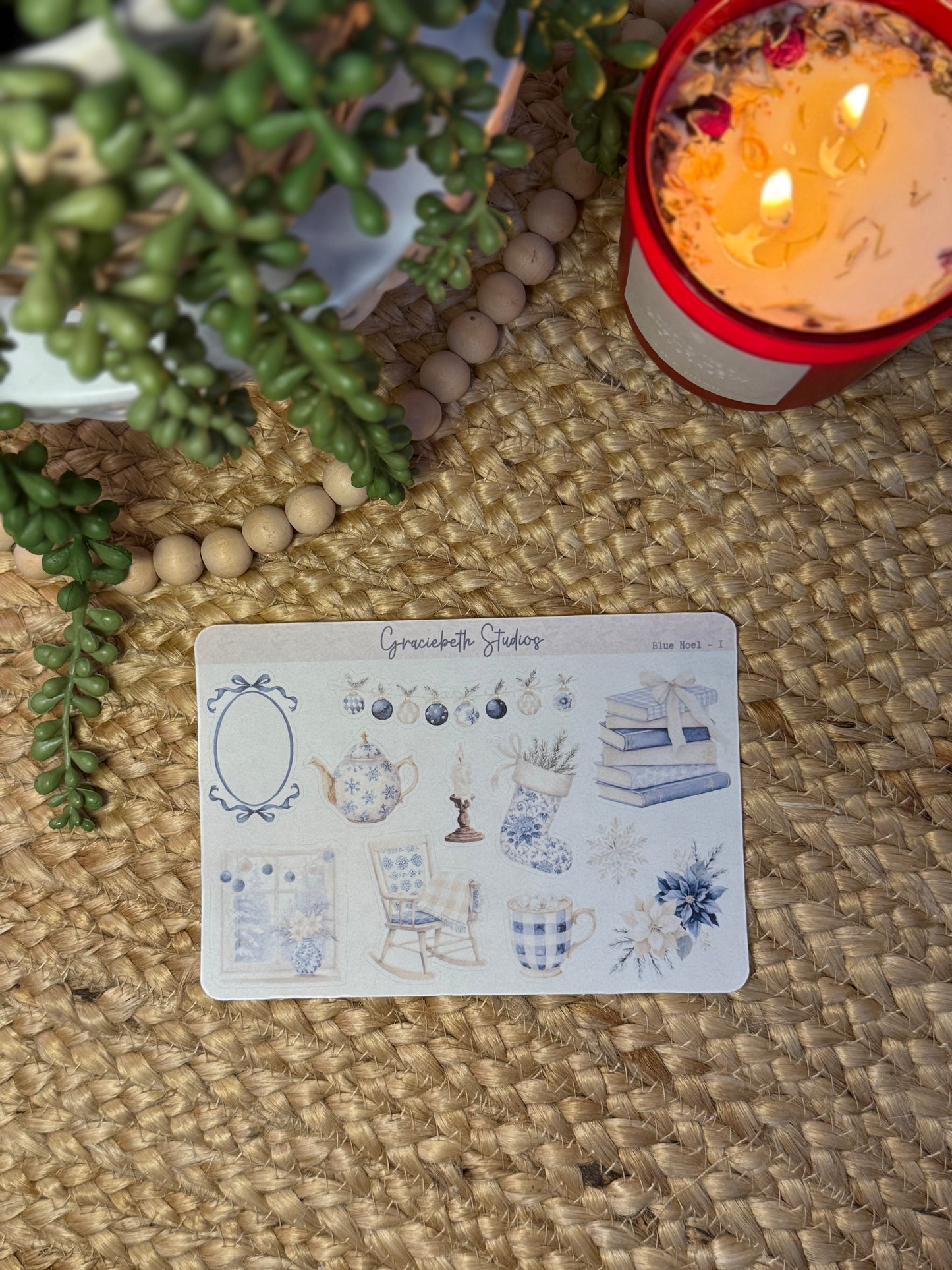 Blue Noel - Deco Stickers