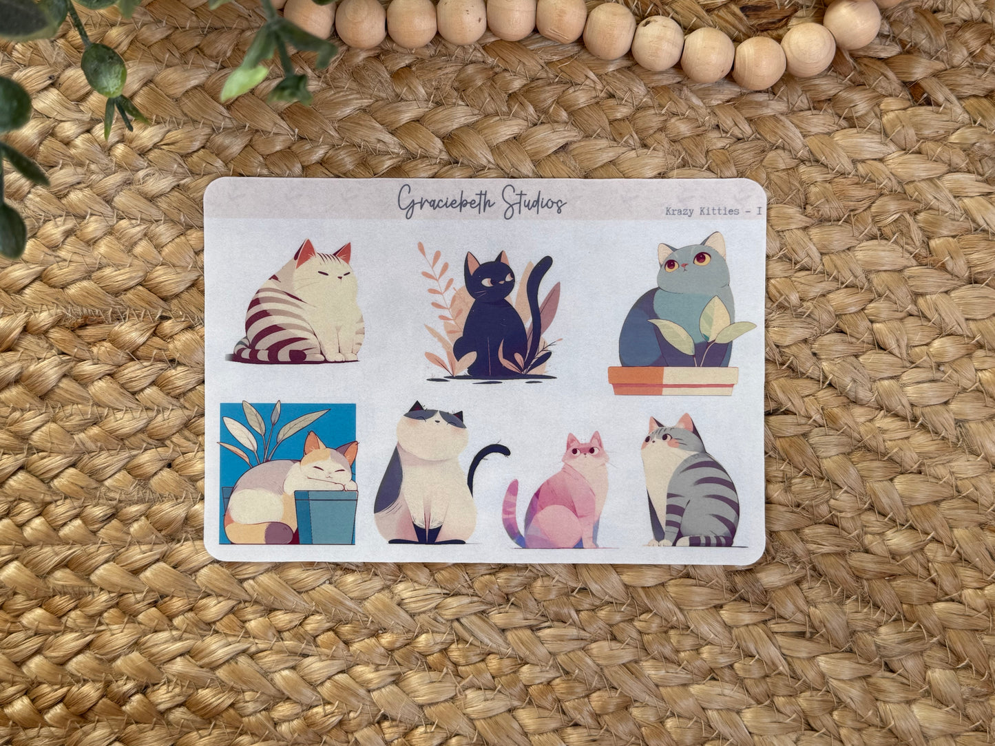 Krazy Kitties - Deco Stickers