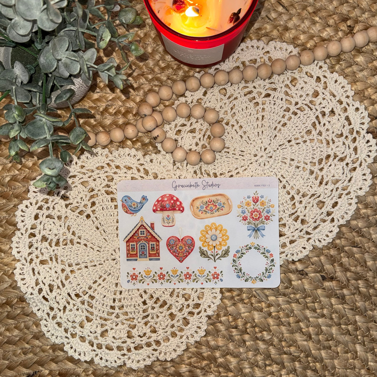 Nordic Folk - Deco Stickers