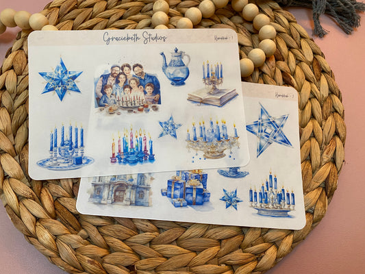 Hanukkah Deco Stickers