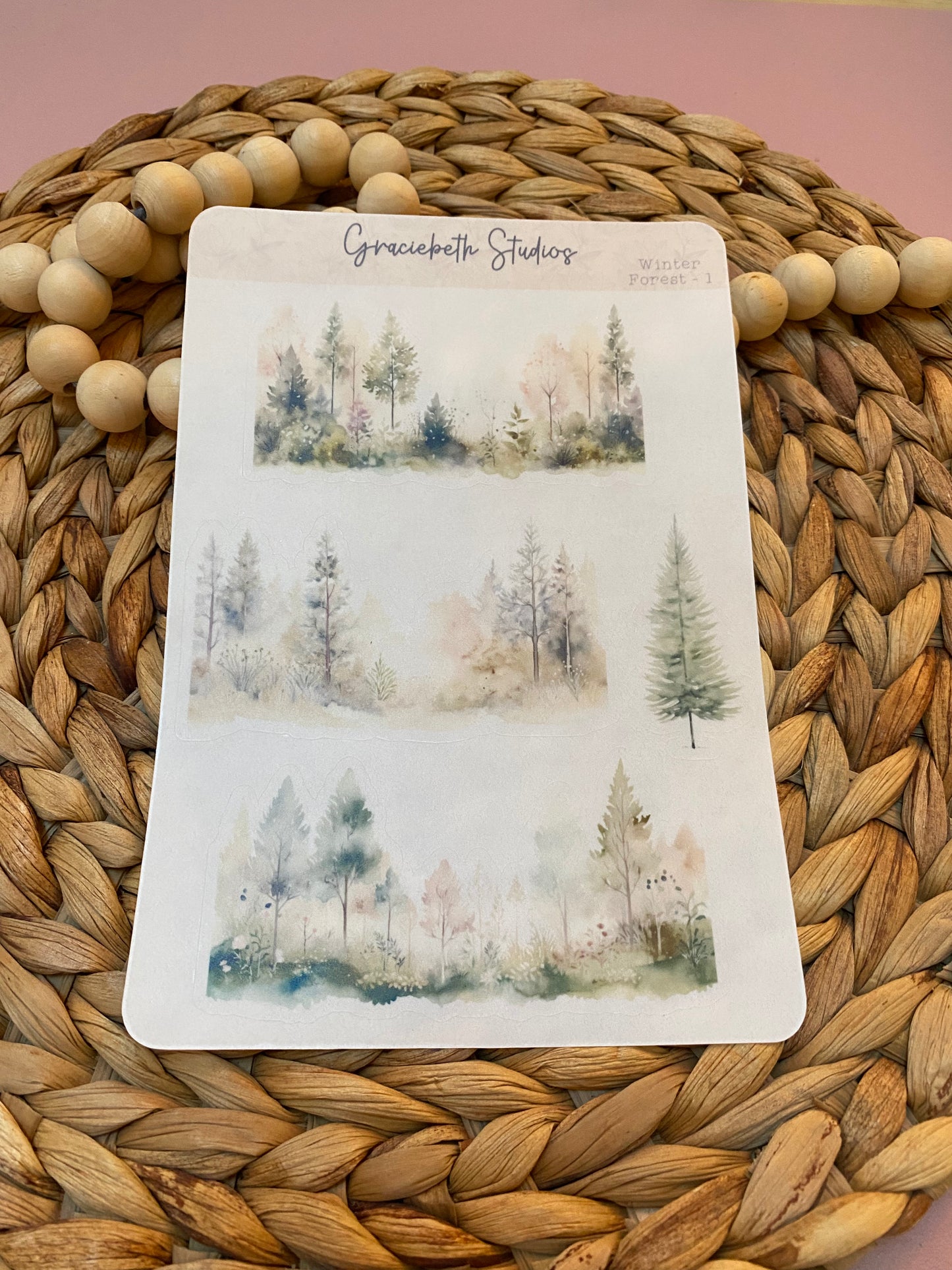 Winter Forest Deco Stickers