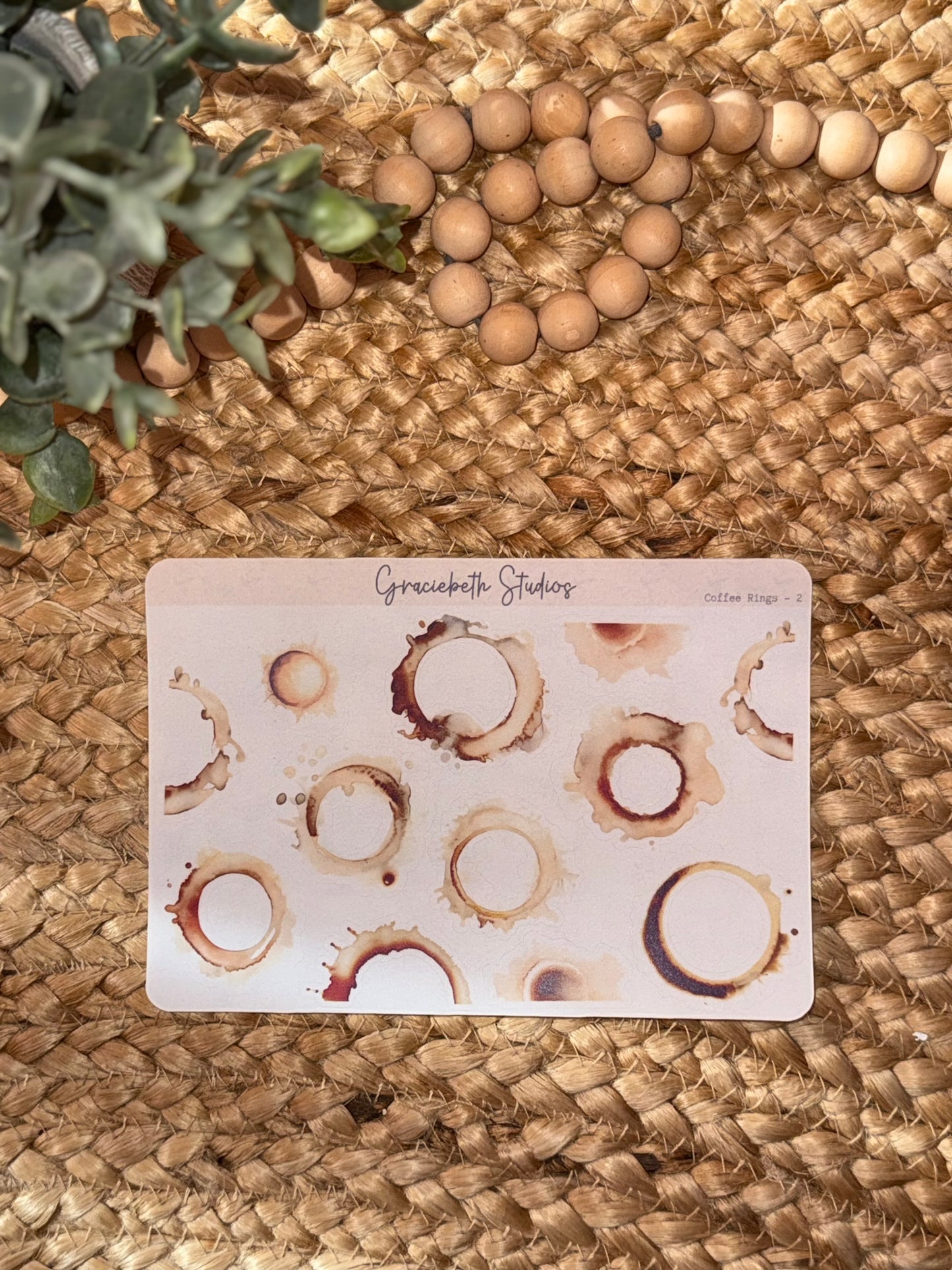 Coffee Rings - Deco Stickers