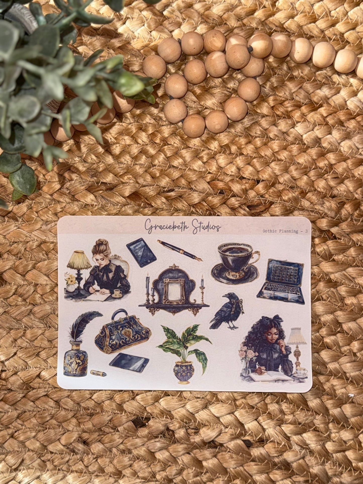 Gothic Planning - Deco Stickers