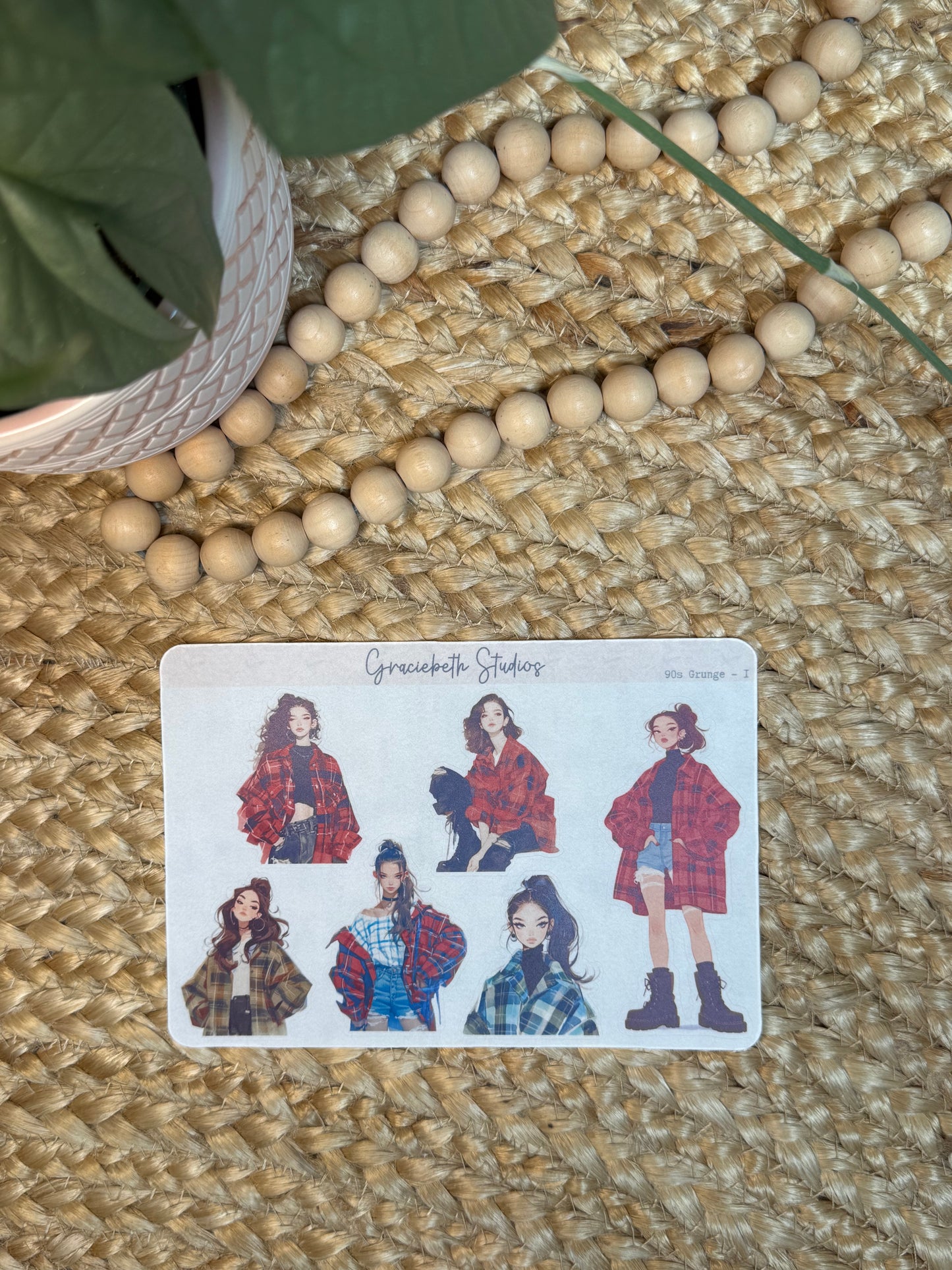 90s Grunge - Deco Stickers