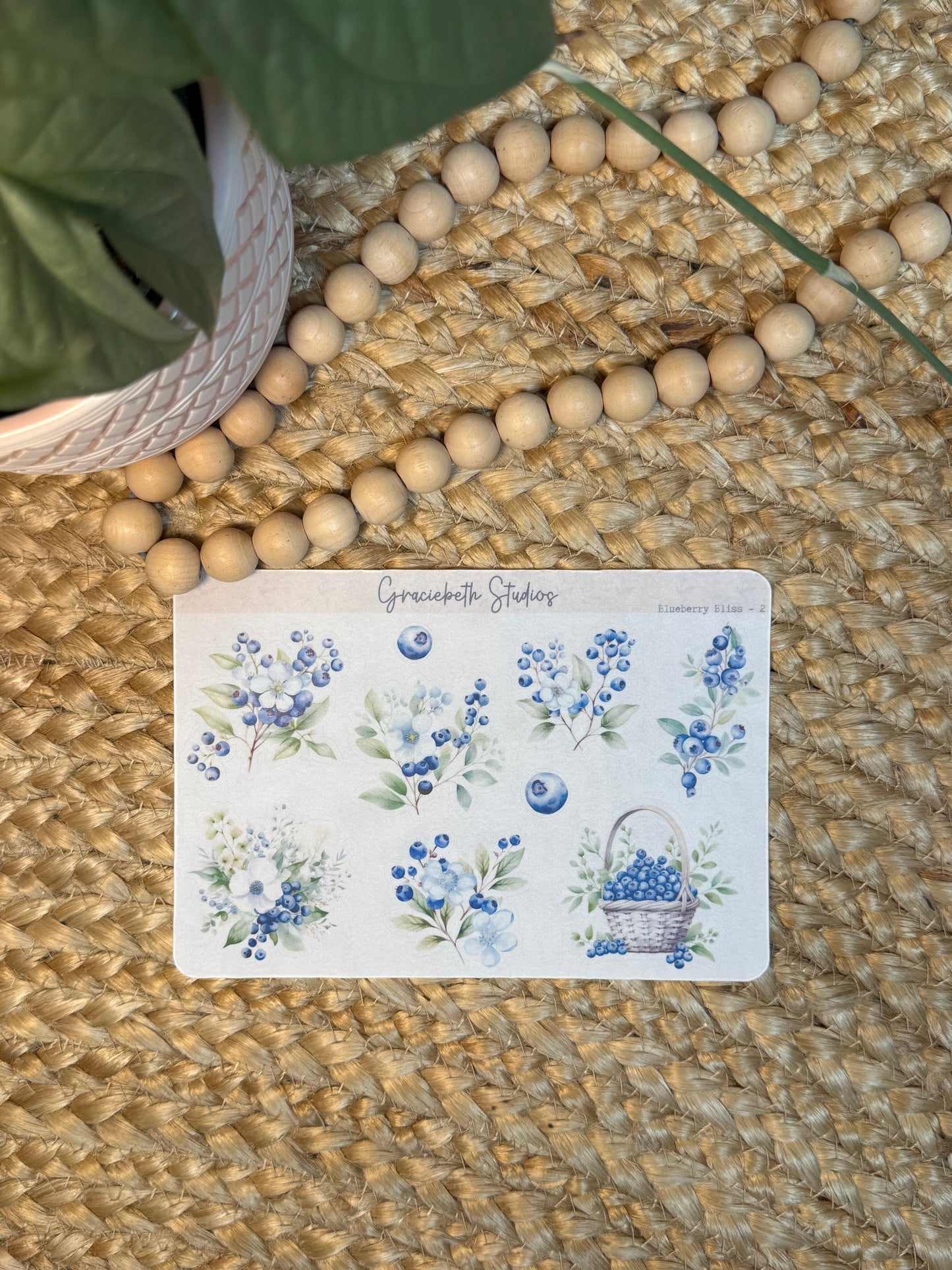 Blueberry Bliss - Deco Stickers