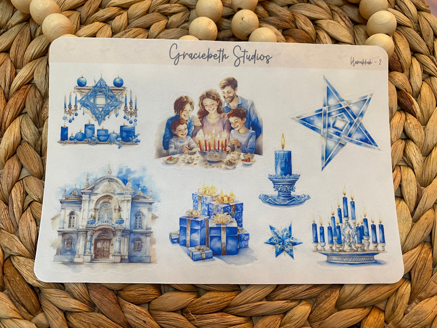 Hanukkah Deco Stickers