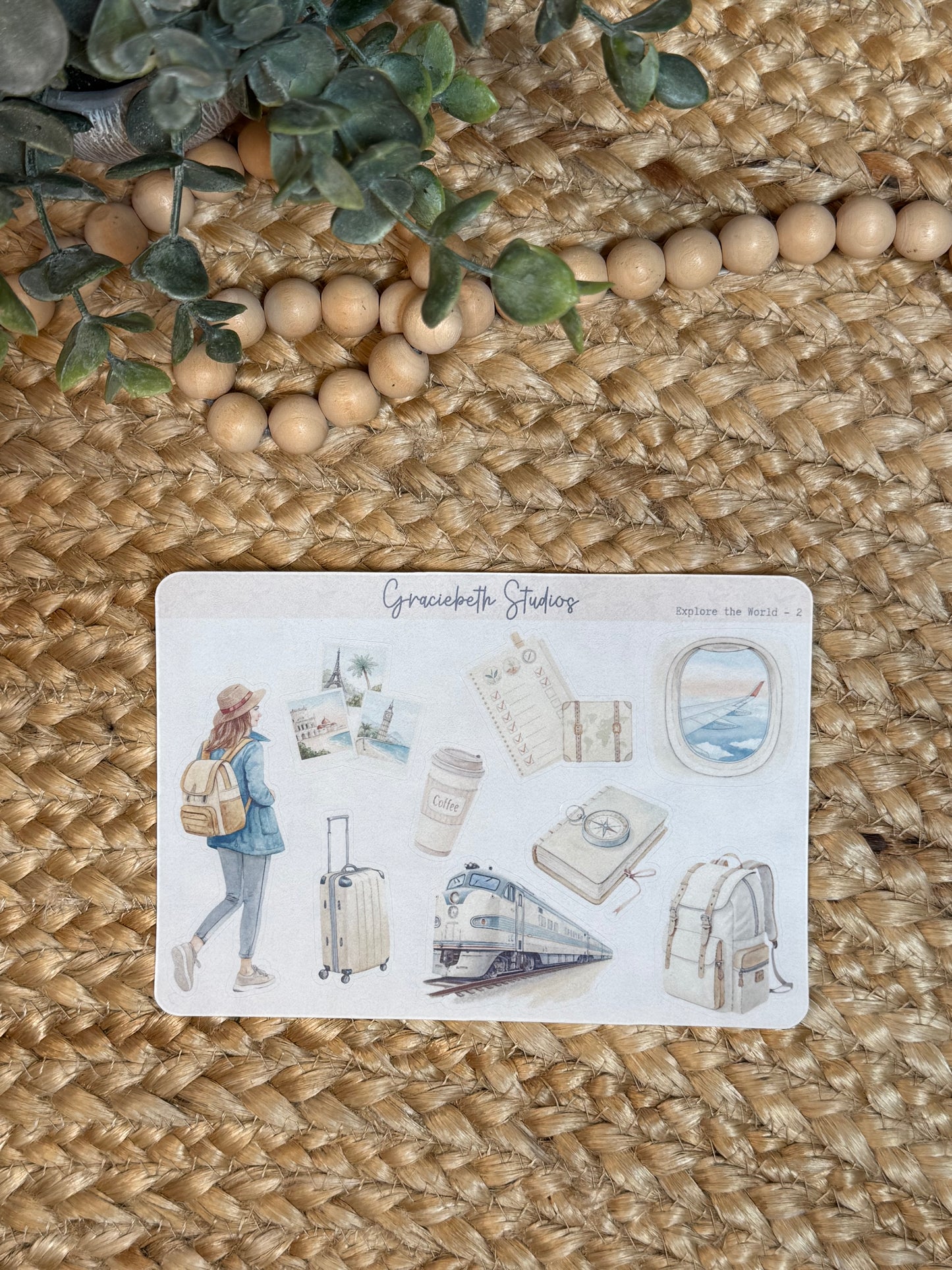 Explore The World -  Deco Stickers