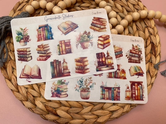 Cozy Books Deco Stickers