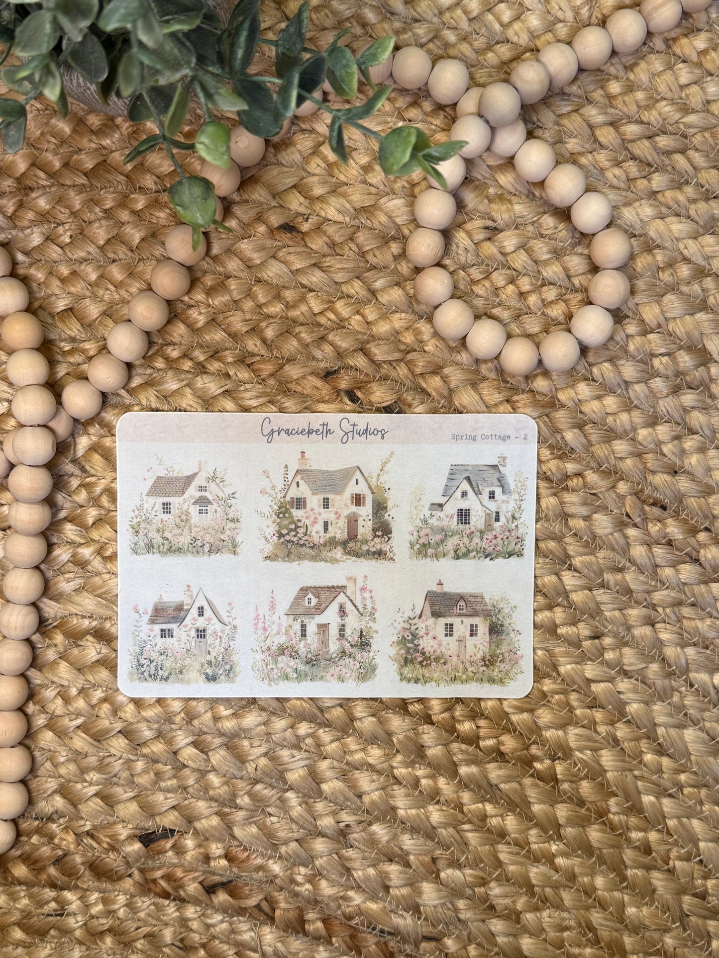 Spring Cottage Deco Stickers
