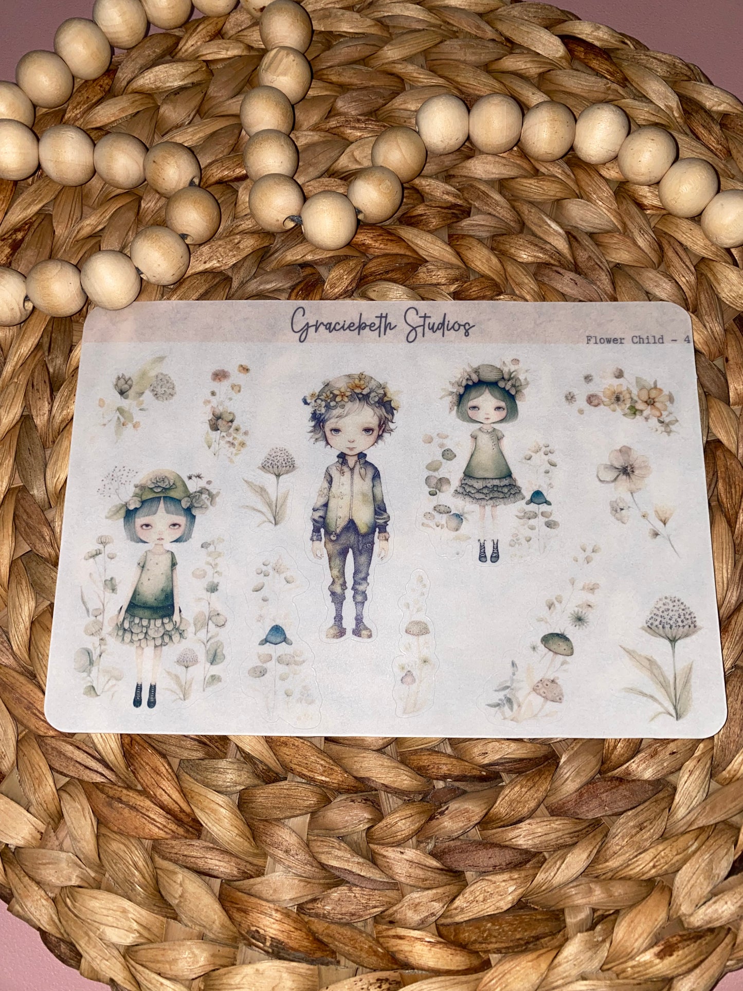 Flower Child Deco Stickers