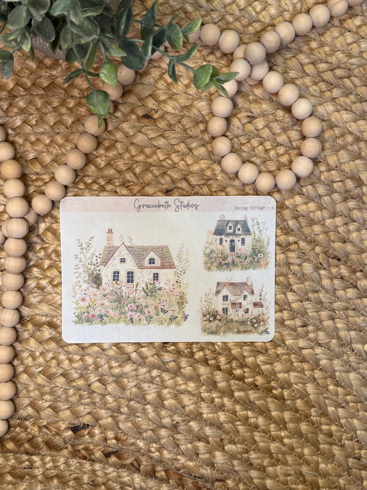 Spring Cottage Deco Stickers