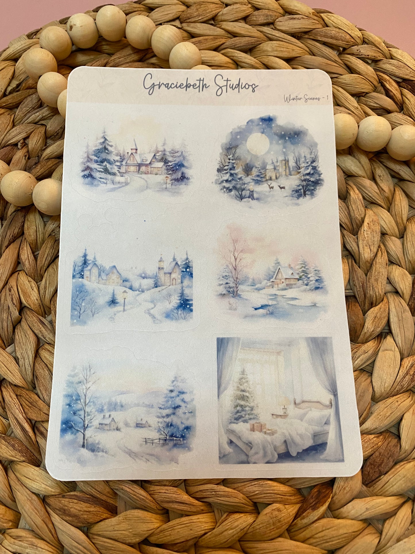 Winter Scenes Deco Stickers