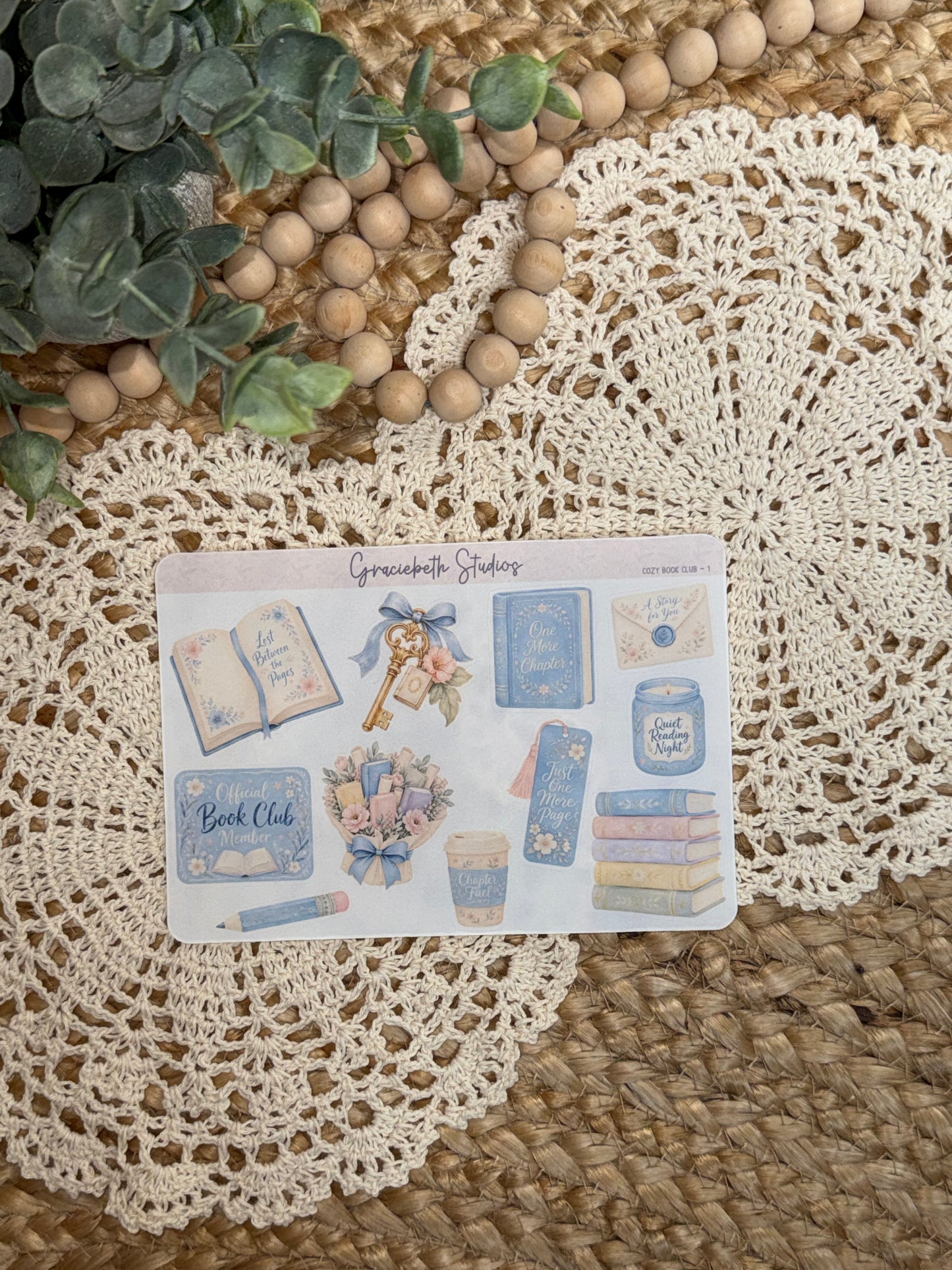 Cozy Book Club - Deco Stickers