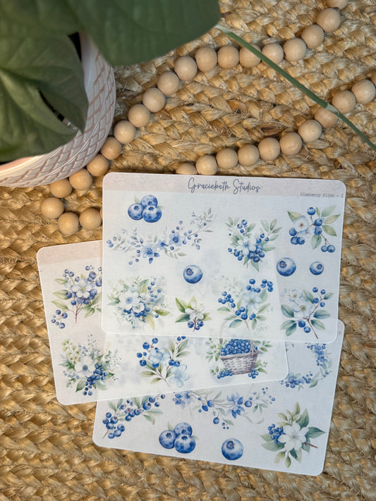 Blueberry Bliss - Deco Stickers