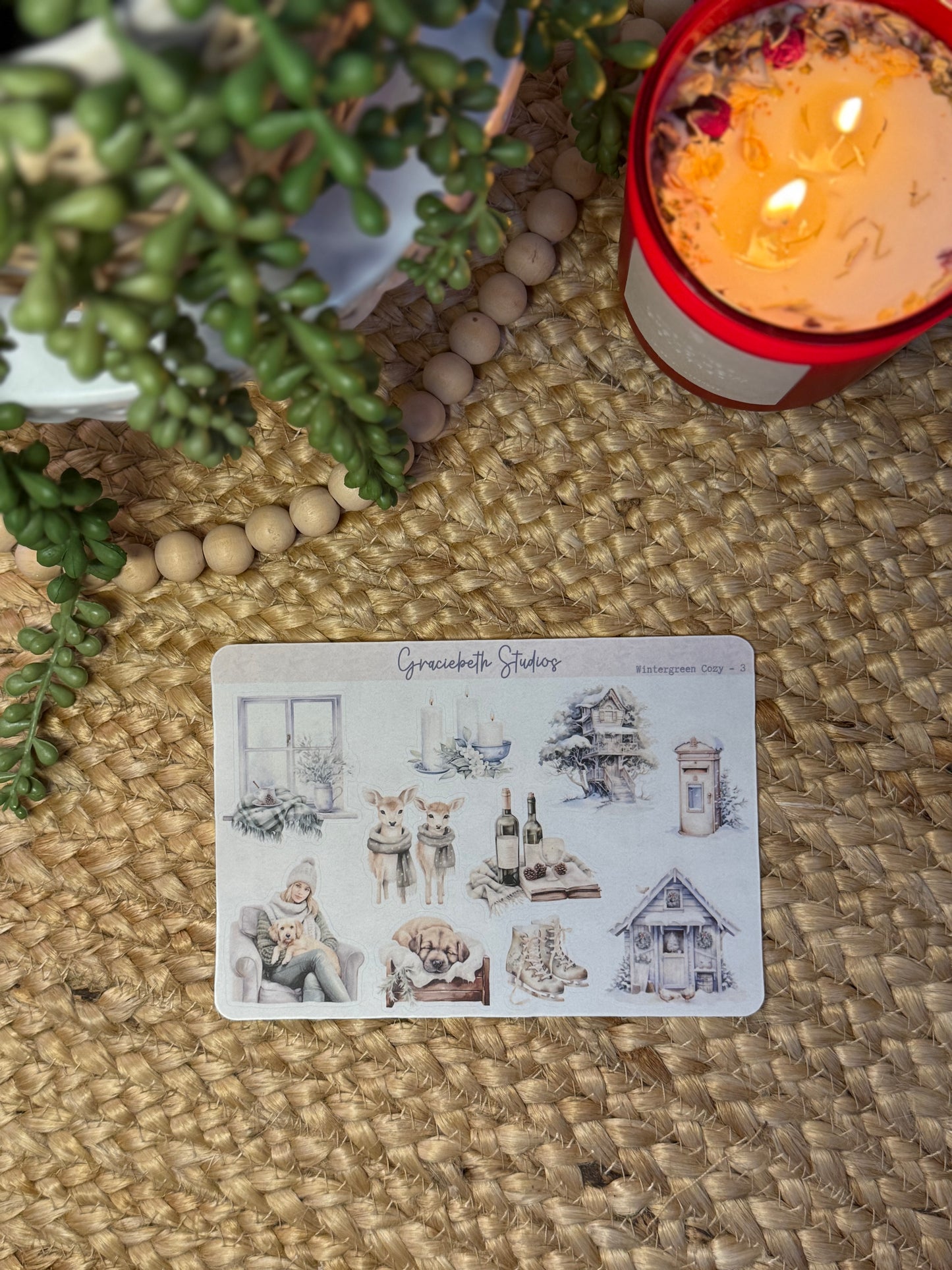 Wintergreen Cozy - Deco Stickers