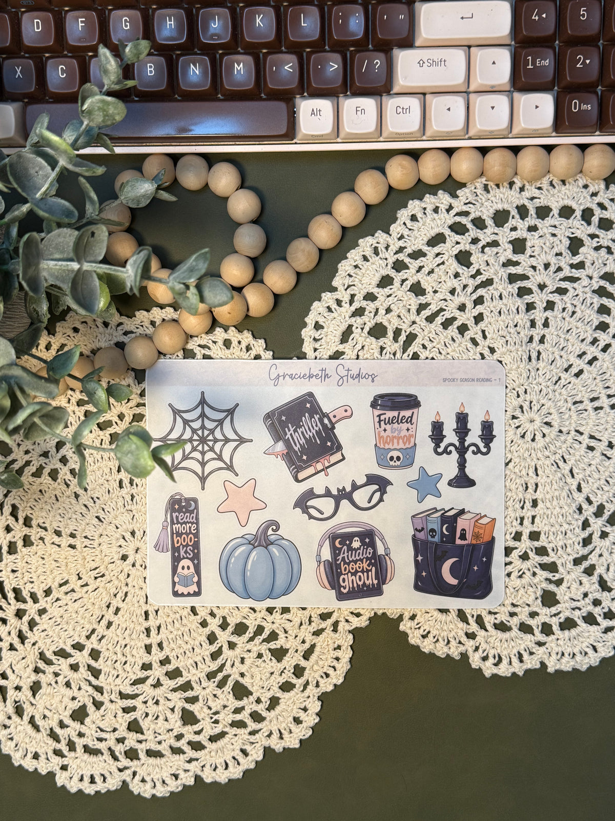 Spooky Season Reading - Deco Stickers