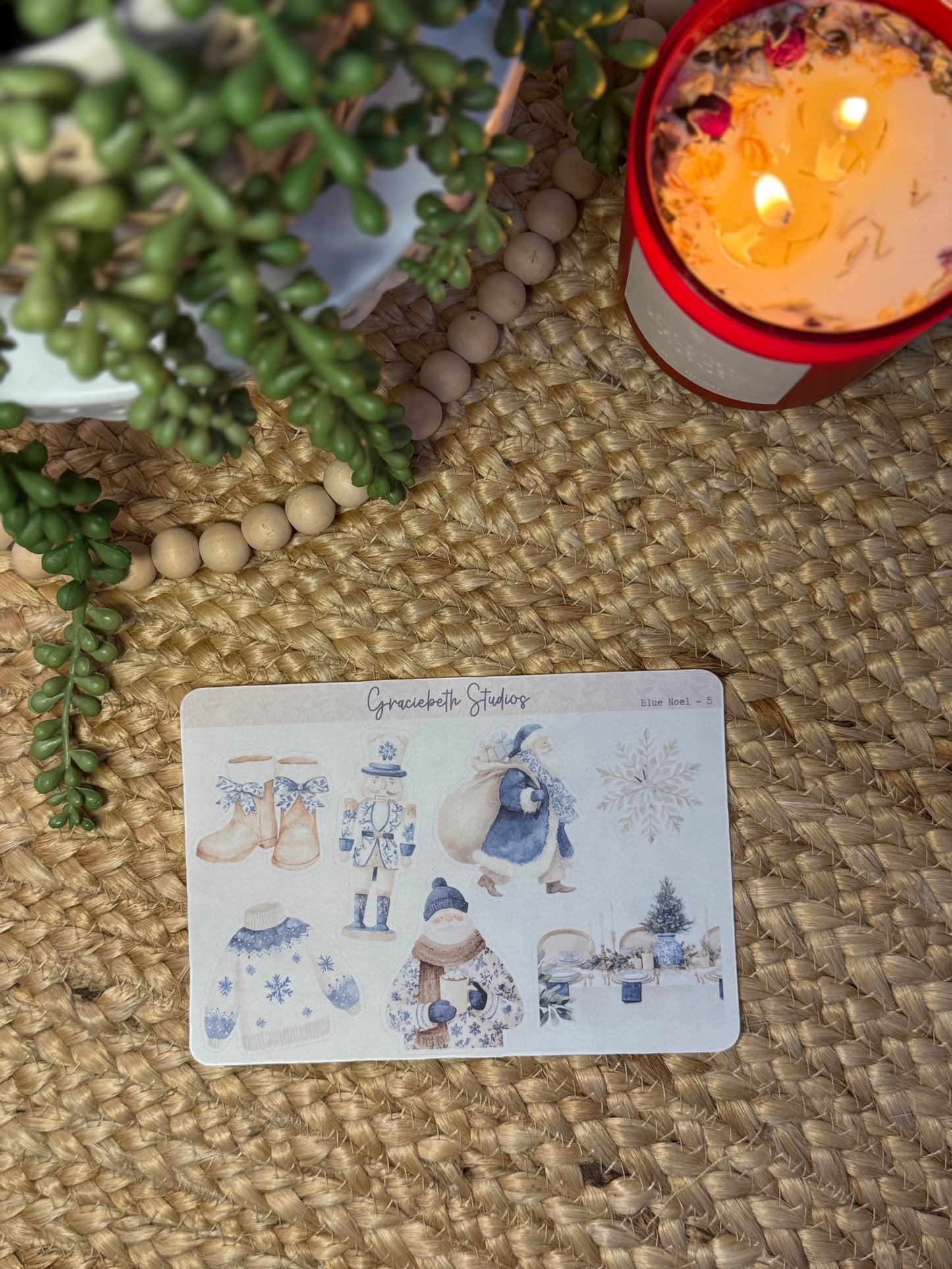 Blue Noel - Deco Stickers