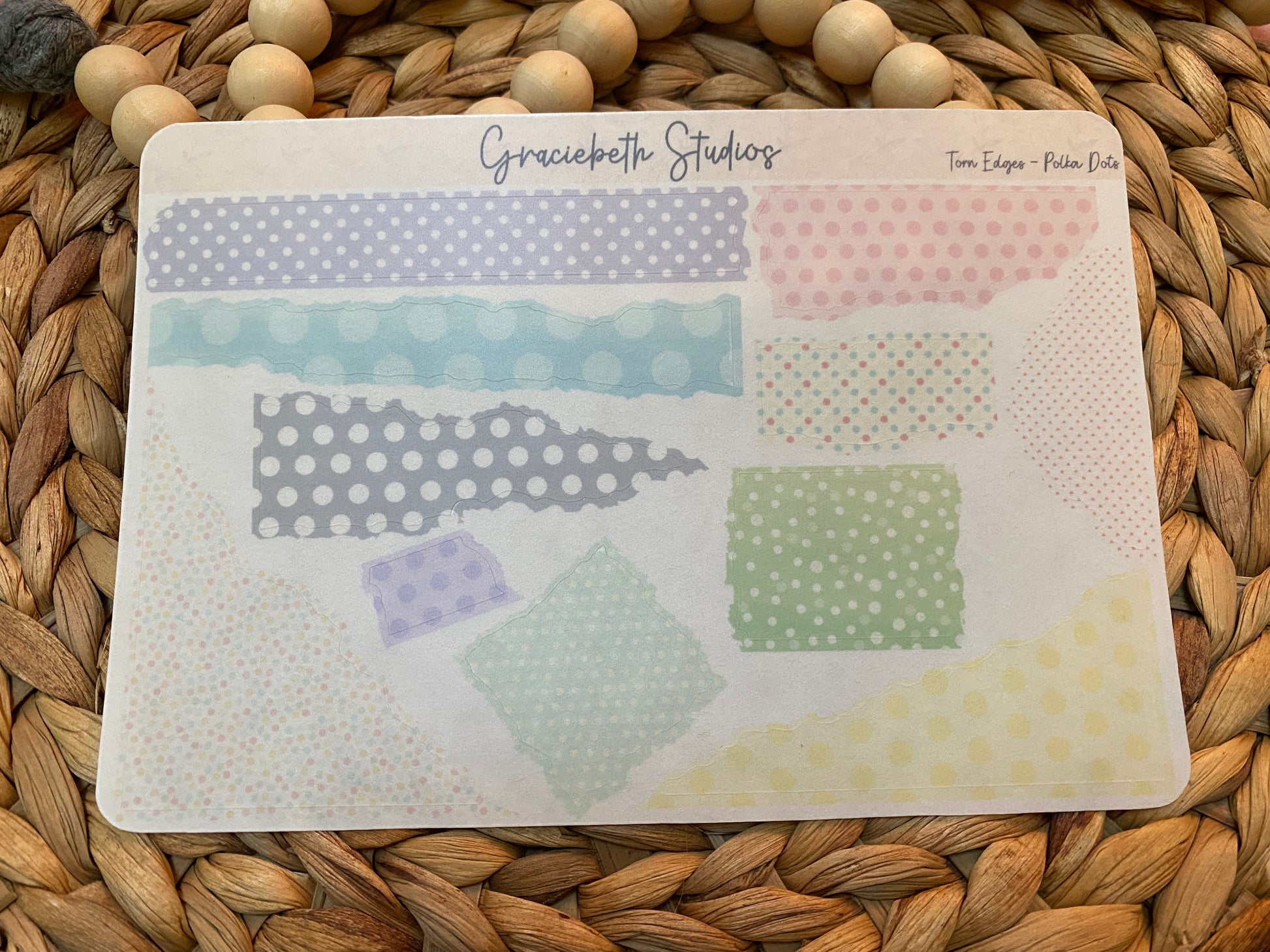 Stickers For Rable Edge Torn Edges Deco Stickers – Graciebeth Studios