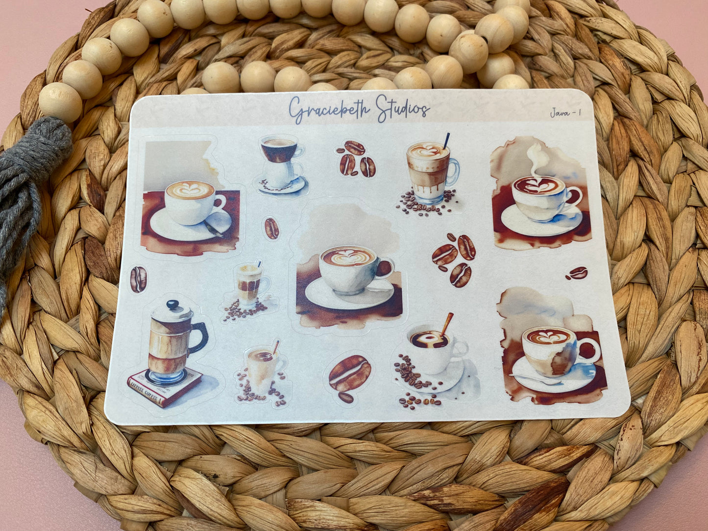 Java Deco Stickers – Graciebeth Studios