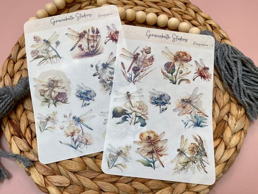 Dragonflies Deco Stickers