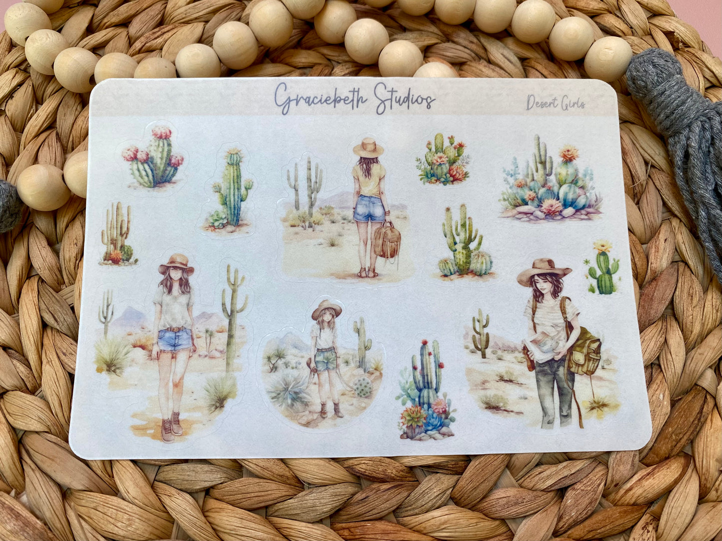 Desert Girls Deco Stickers