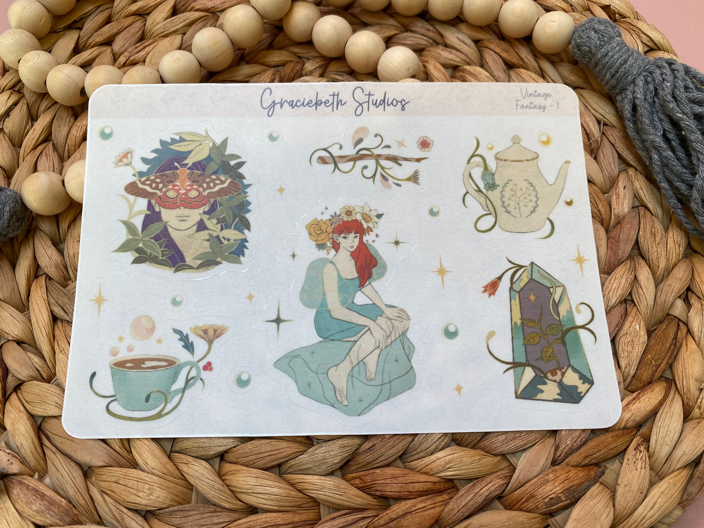 Vintage Fantasy Deco Stickers