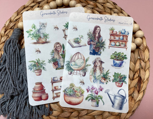 Plant Lover Deco Stickers