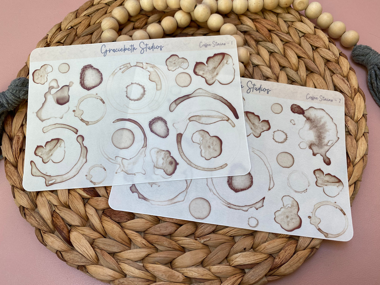 Coffee Stains Deco Stickers