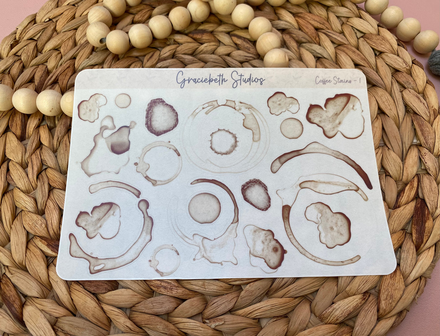 Coffee Stains Deco Stickers