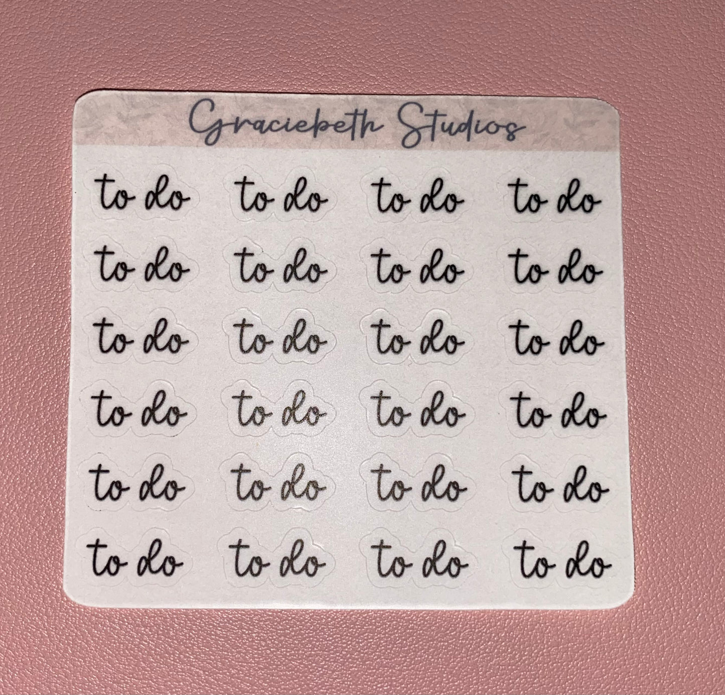 To Do Stickers - Small