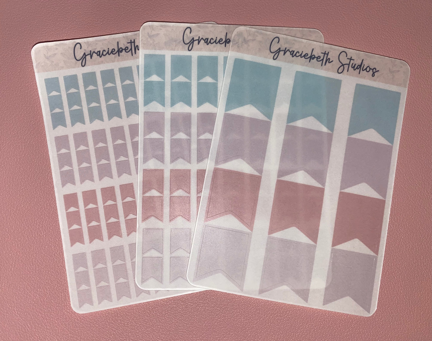 Pastel Page Flags