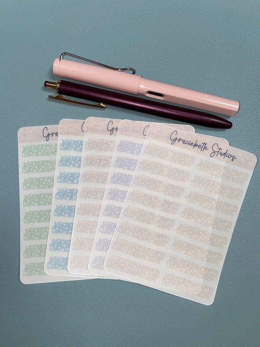 Floral Swatches - Hobonichi Cousin Weekly