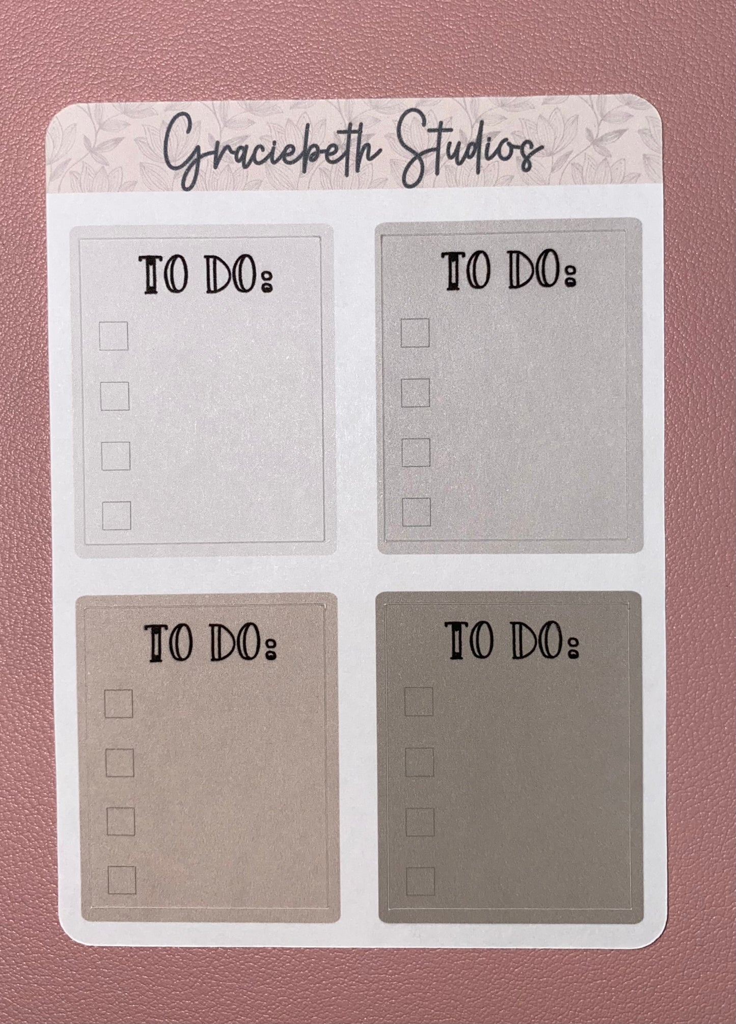 Large Checklist Boxes - Hobonichi Cousin