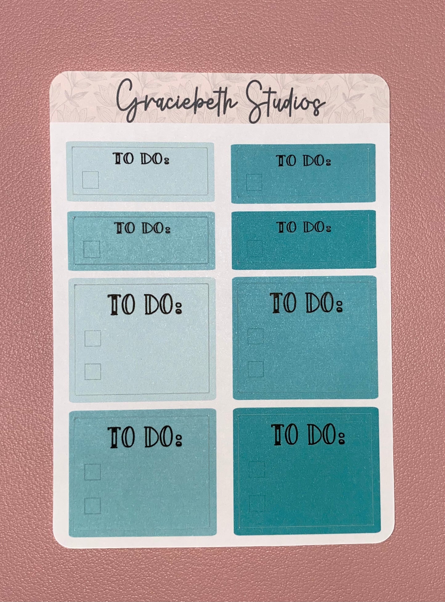 Small / Medium Checklist Boxes - Hobonichi Cousin