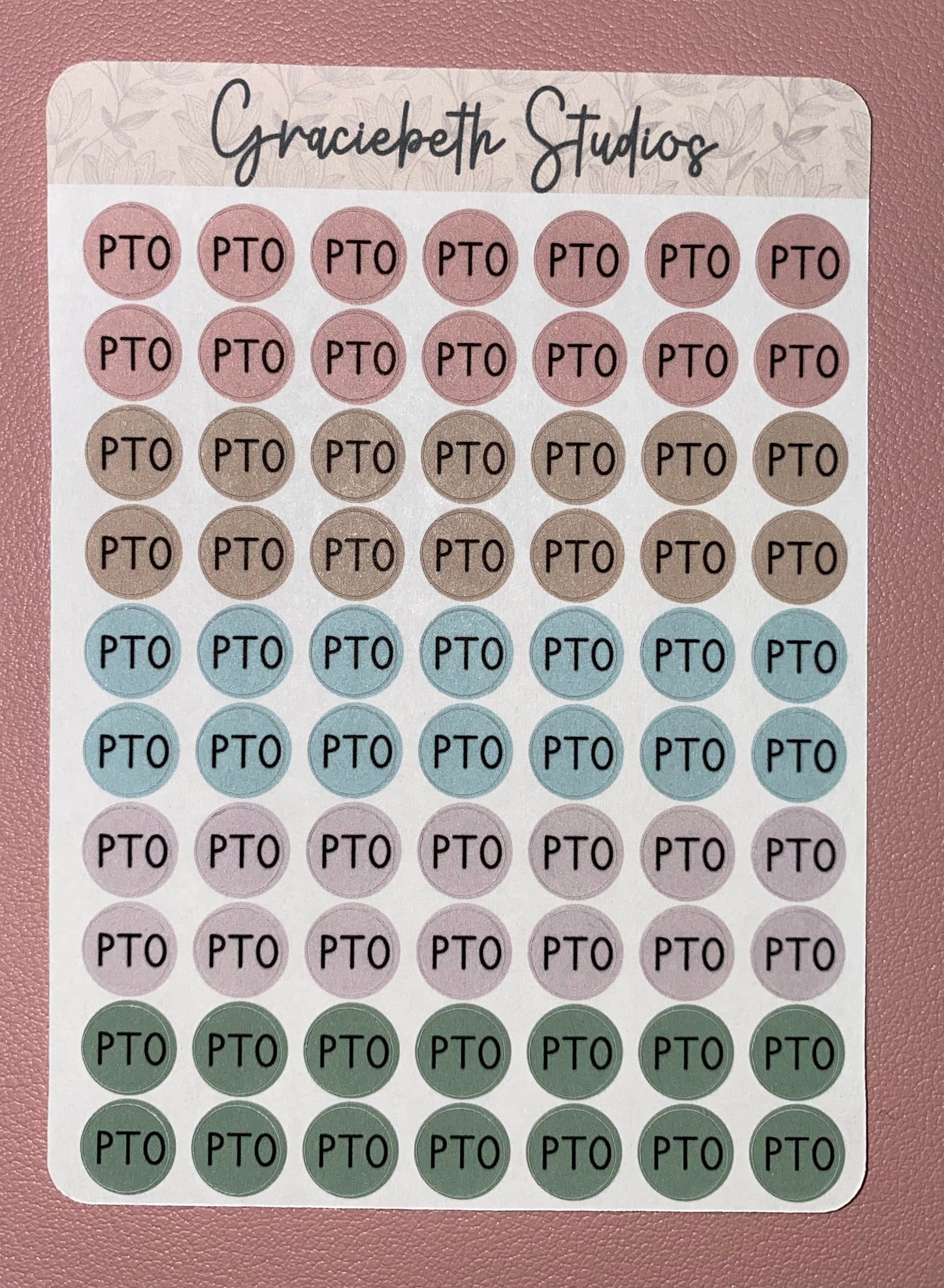 Small PTO Stickers