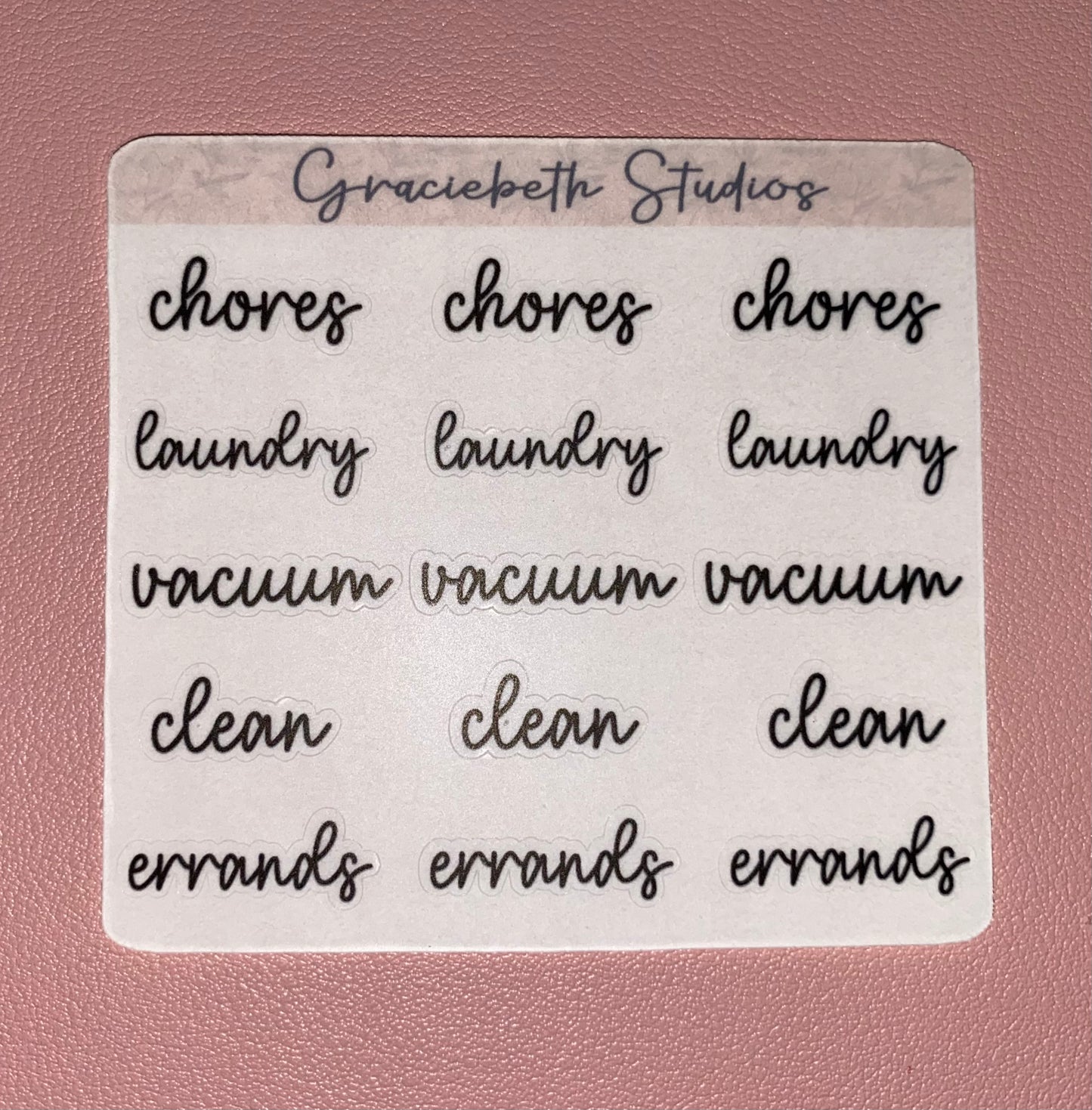 Chore Stickers - Small